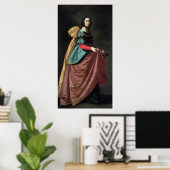 Elizabeth of Portugal 1640 Poster (Thuiskantoor)