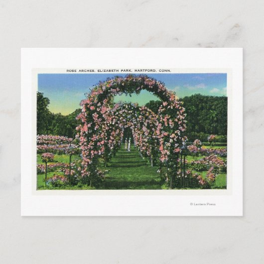 Elizabeth Park Uitzicht van de Rozen Arches Briefkaart (Voorkant)