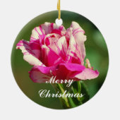 Elizabeth Peppermint Roos Ornament (Achterkant)