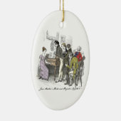 Elizabeth Performs - Jane Austen Pride & Prejudice Keramisch Ornament (Rechts)