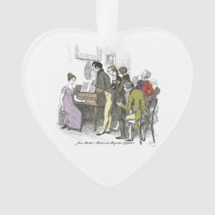 Elizabeth Performs - Jane Austen Pride & Prejudice Ornament