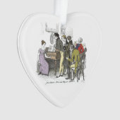 Elizabeth Performs - Jane Austen Pride & Prejudice Ornament (voorkant)