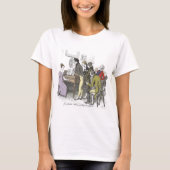 Elizabeth Performs - Jane Austen Pride & Prejudice T-shirt (Voorkant)