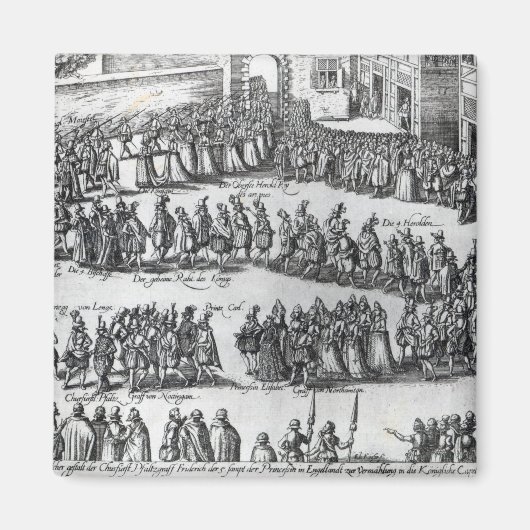 Elizabeth Procession Magneet (Voorkant)