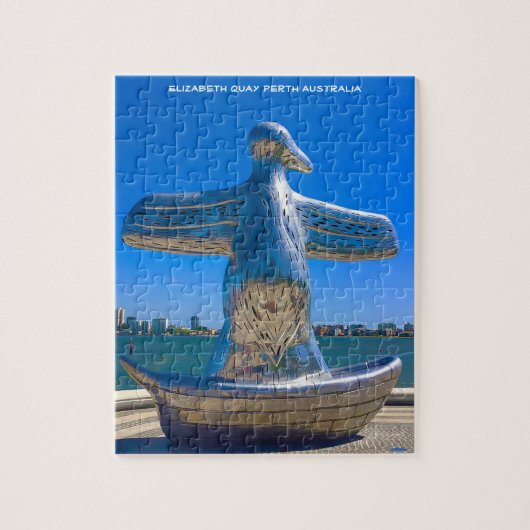 Elizabeth Quay Perth Australië Legpuzzel (Verticaal)