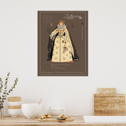 Elizabeth R of England Poster (Keuken)