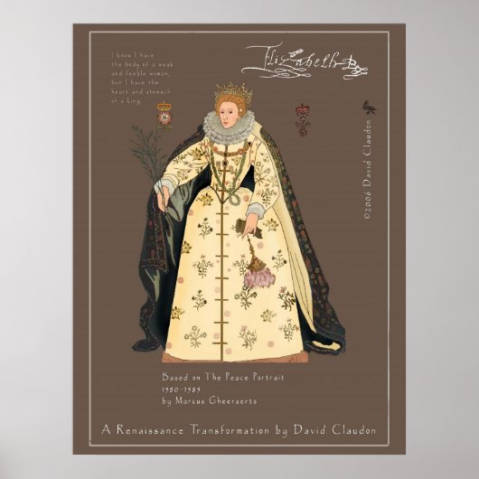 Elizabeth R of England Poster (Voorkant)