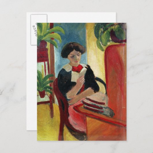 Elizabeth Reading Briefkaart (Voorkant / Achterkant)
