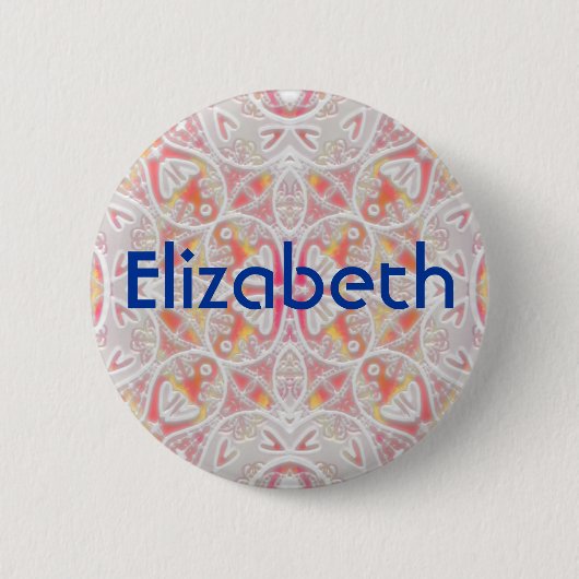 Elizabeth Ronde Button 5,7 Cm (Voorkant)