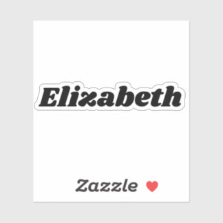 Elizabeth Sticker