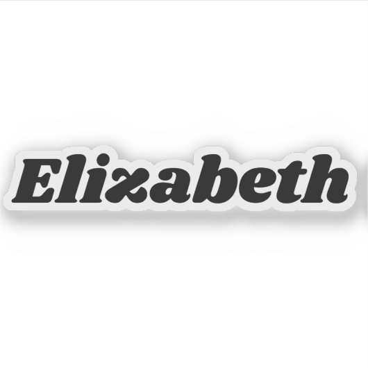 Elizabeth Sticker (Voorkant)
