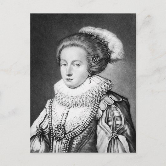 Elizabeth Stuart, koningin van Bohemia Briefkaart (Voorkant)