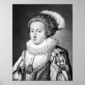 Elizabeth Stuart, koningin van Bohemia Poster (Voorkant)