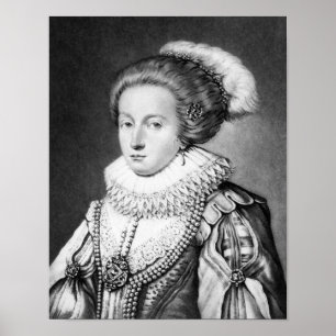 Elizabeth Stuart, koningin van Bohemia Poster