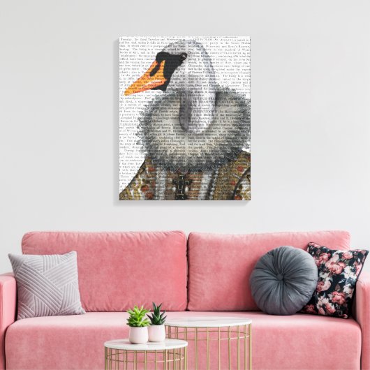 Elizabeth Swan Canvas Afdruk (Insitu (Woonkamer))