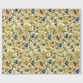 Elizabeth Swirl Embroideries-Goldwork imitatie Cadeaupapier (Vlak)