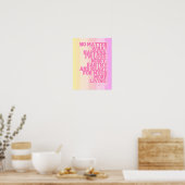 Elizabeth Taylor Inspirerend Motivatie offertes Poster (Keuken)