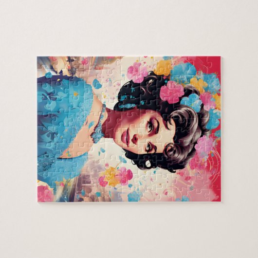 Elizabeth Taylor Puzzle Legpuzzel (Horizontaal)