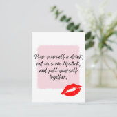 Elizabeth Taylor Quote Briefkaart (Staand voorkant)