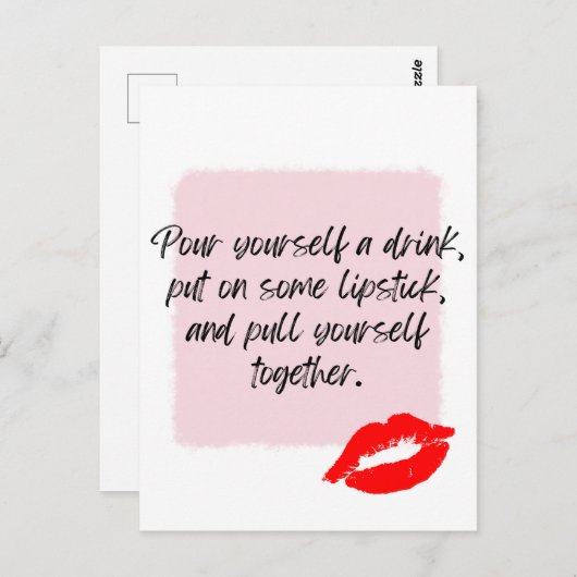 Elizabeth Taylor Quote Briefkaart (Voorkant / Achterkant)