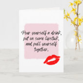 Elizabeth Taylor Quote Kaart (Gele Bloem)