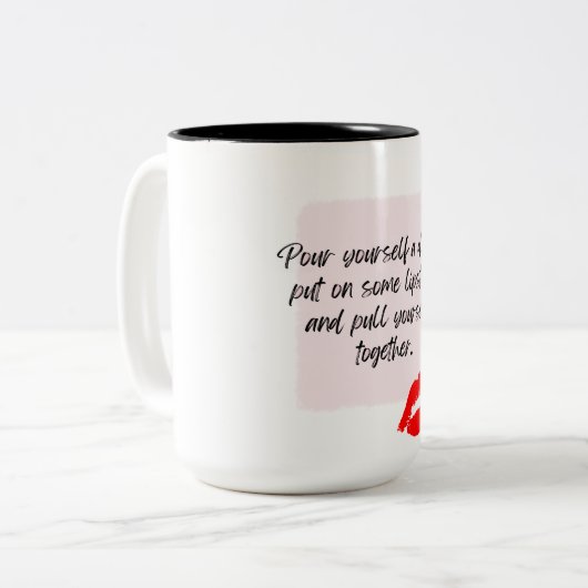 Elizabeth Taylor Quote Mok (Voorkant links)