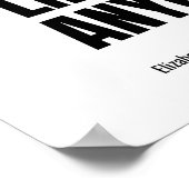 Elizabeth Taylor Self Love Inspirerend Quote Poster (Hoek)