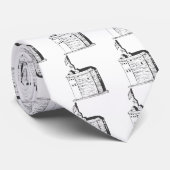 Elizabeth Theater Sketch II Stropdas (Opgerold)