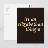 Elizabeth Thing (TM) Briefkaart (Voorkant / Achterkant)
