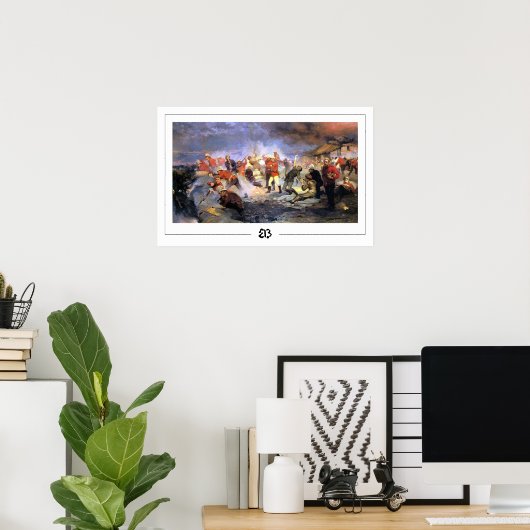 Elizabeth Thompson Zedign Art Poster #41 (Thuiskantoor)