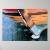 Elizabeth Tilley in bevroren Plymouth MA-haven Poster (Voorkant)