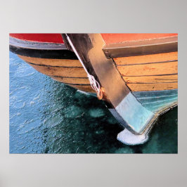 Elizabeth Tilley in bevroren Plymouth MA-haven Poster