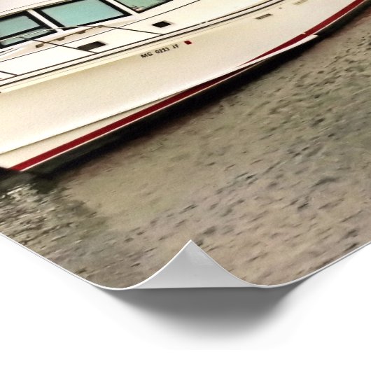 Elizabeth Tilley op zijn ligplaats Poster (Hoek)