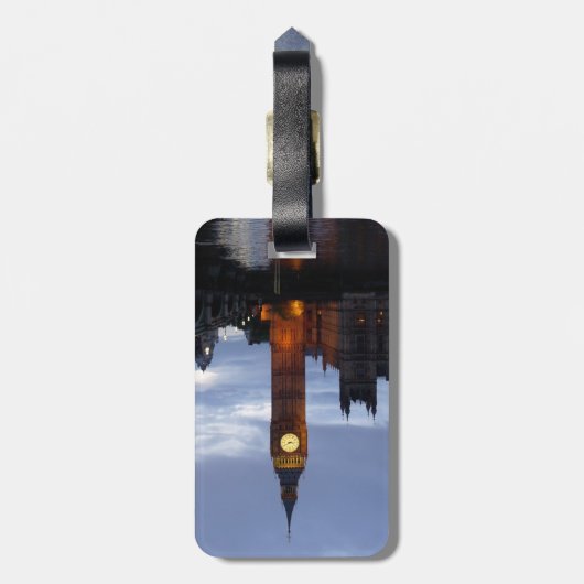 Elizabeth Tower - Big Ben - Bagage Label (Achterkant verticaal)