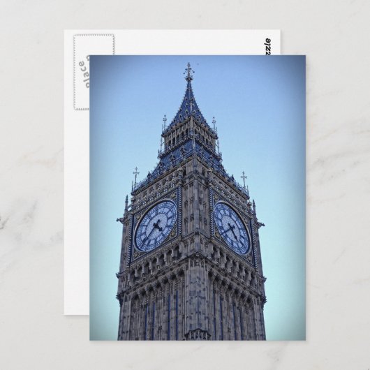 Elizabeth Tower - Big Ben - Londen - Briefkaart (Voorkant / Achterkant)