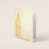 Elizabeth Tower-Kaart Folie Kaarten (Voorkant)