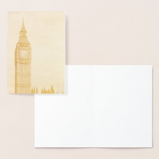 Elizabeth Tower-Kaart Folie Kaarten (Display)