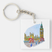 Elizabeth Tower, ook bekend als de Big Ben Sleutelhanger (Voorkant)