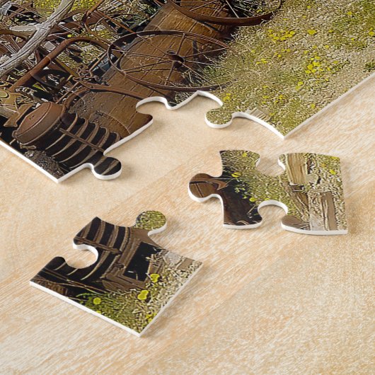 Elizabeth Town New Mexico Jigzaag Puzzle Legpuzzel (Zijkant)