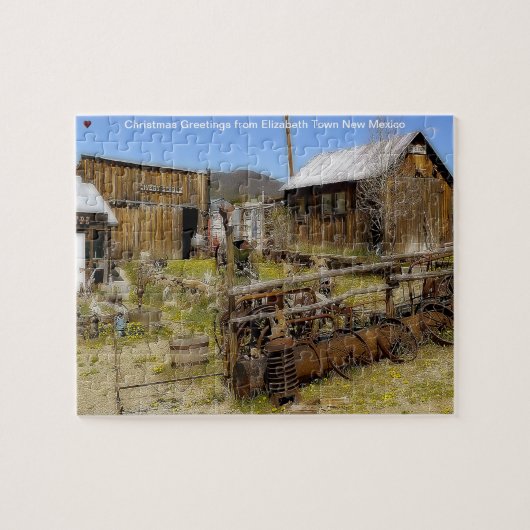 Elizabeth Town New Mexico Jigzaag Puzzle Legpuzzel (Horizontaal)