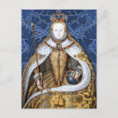 Elizabeth Tudor, Koningin van Engeland Briefkaart (Voorkant)