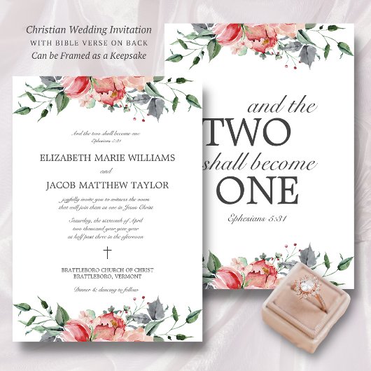 Elizabeth Two zal één Christelijke bruiloft worden Kaart