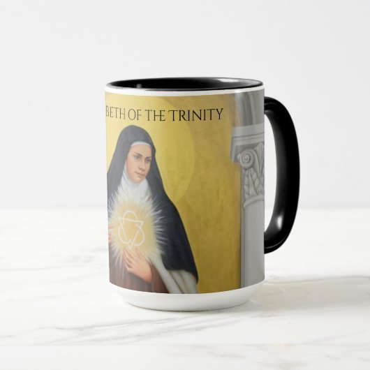 Elizabeth van de Trinity Carmelite Nun Mok (Voorkant rechts)
