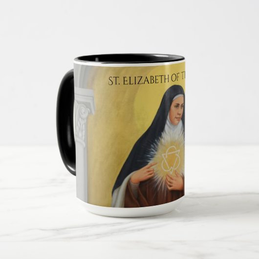 Elizabeth van de Trinity Carmelite Nun Mok (Voorkant links)