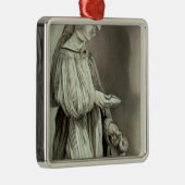 Elizabeth van Hongarije 1509 Metalen Ornament (Rechts)