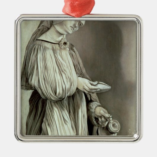 Elizabeth van Hongarije 1509 Metalen Ornament (Voorkant)