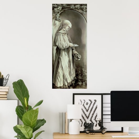 Elizabeth van Hongarije 1509 Poster (Thuiskantoor)