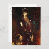 Elizabeth van Oostenrijk, 1883 Briefkaart (Voorkant / Achterkant)