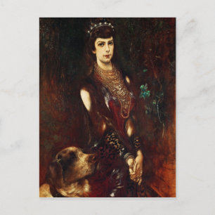 Elizabeth van Oostenrijk, 1883 Briefkaart