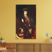 Elizabeth van Oostenrijk, 1883 Canvas Afdruk (Insitu (Woonkamer))